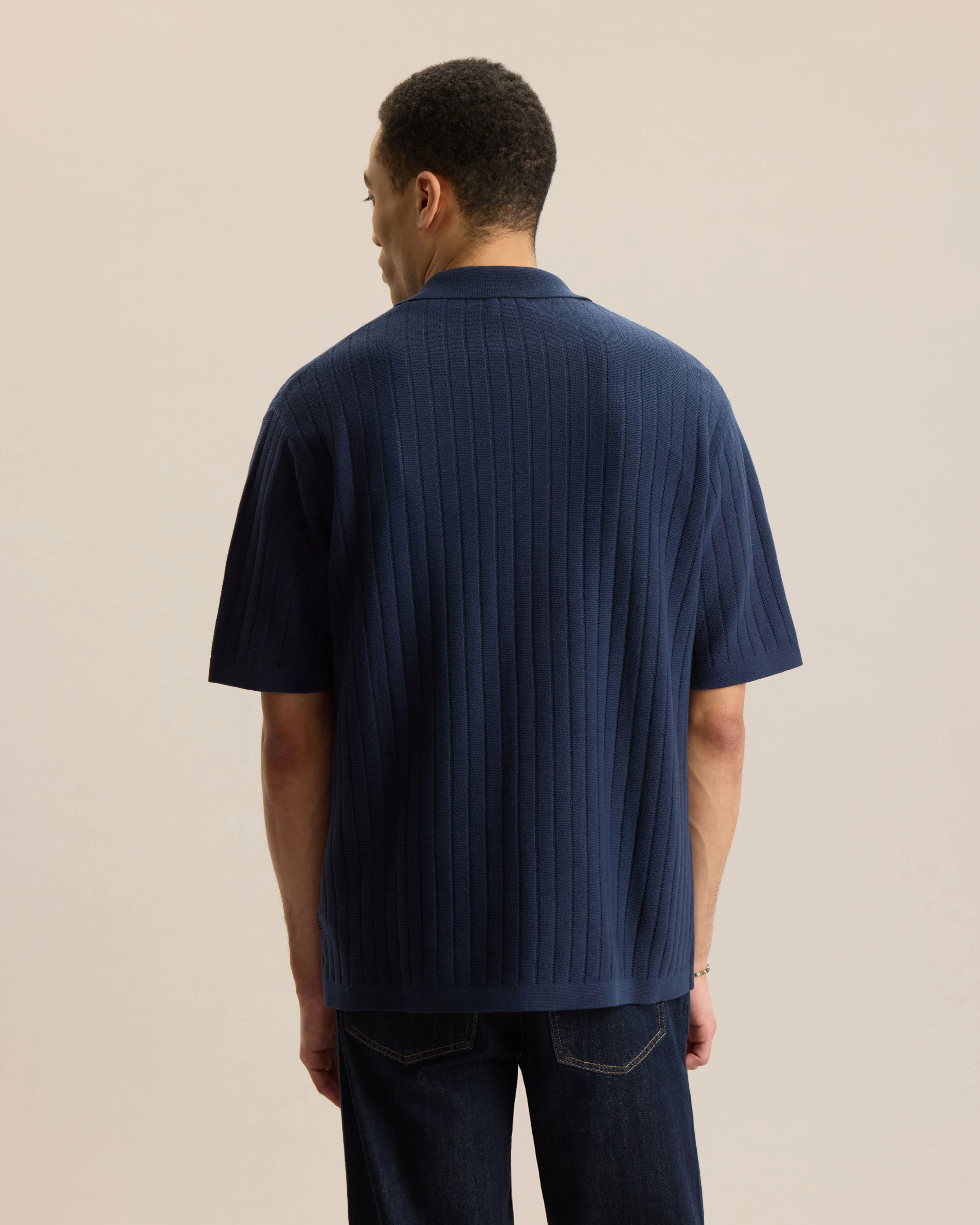 DROP-NEEDLE KNIT SHIRT - Image 4