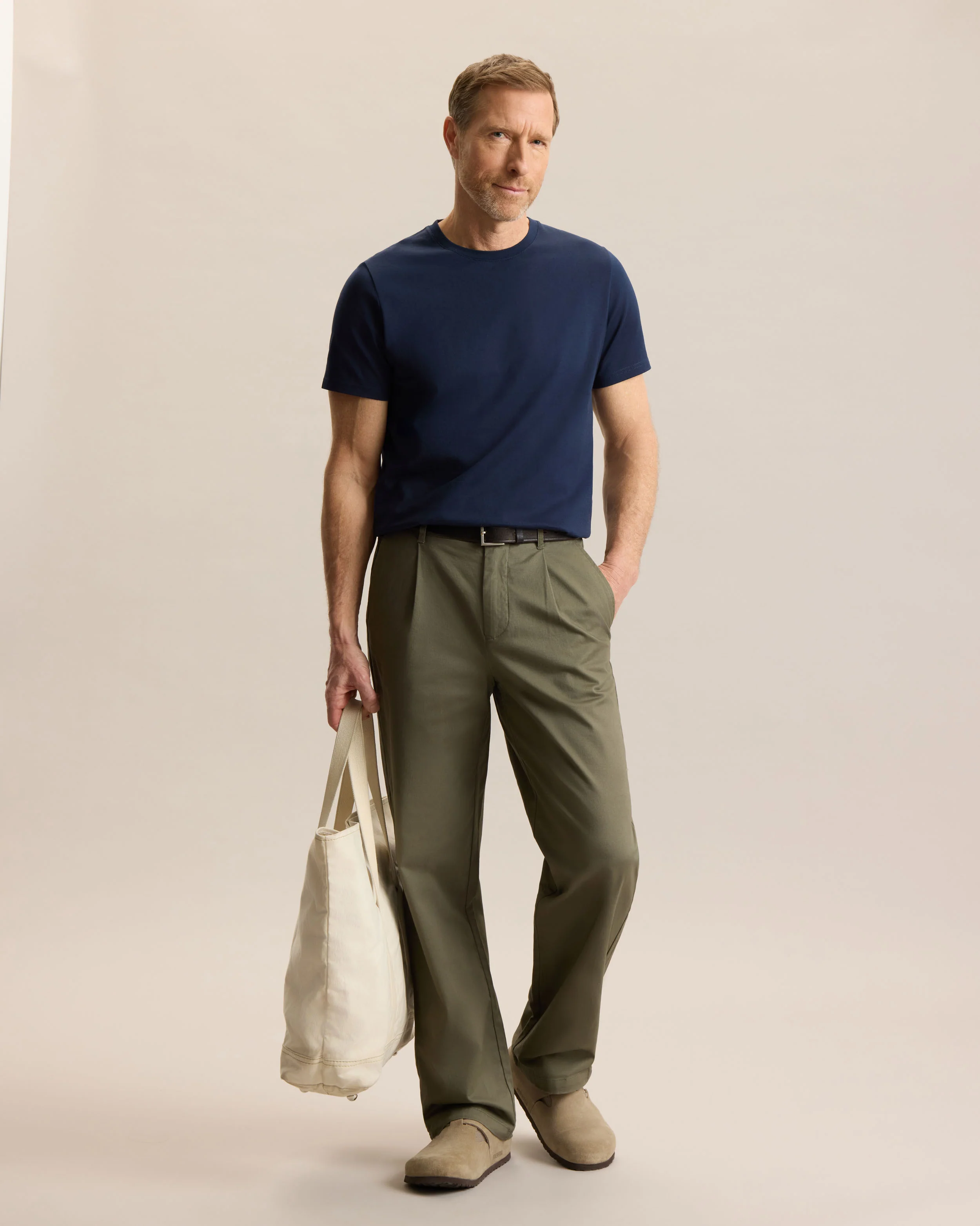 RELAXED PLEATED CHINO PANT - Image 7